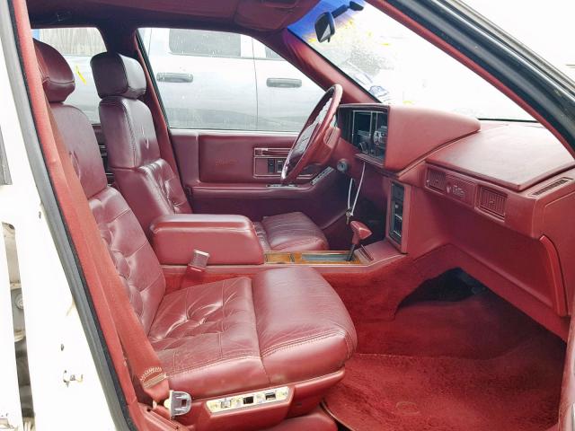 1G6KS53B6MU818413 - 1991 CADILLAC SEVILLE WHITE photo 5