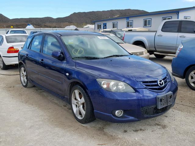 JM1BK143441195324 - 2004 MAZDA 3 HATCHBAC BLUE photo 1