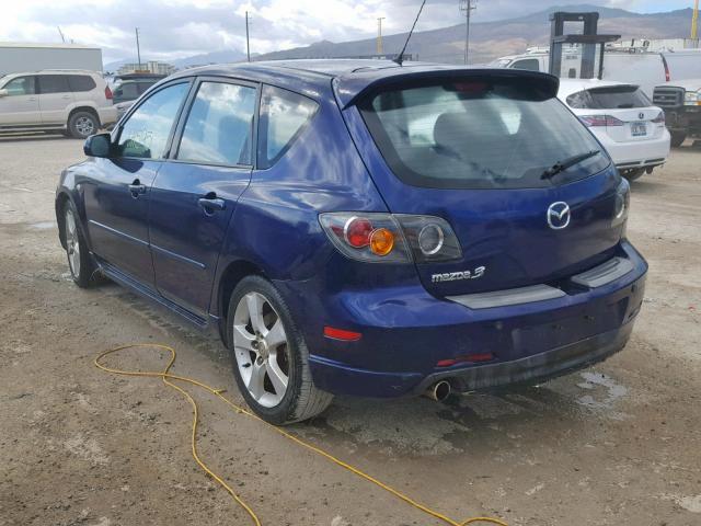 JM1BK143441195324 - 2004 MAZDA 3 HATCHBAC BLUE photo 3