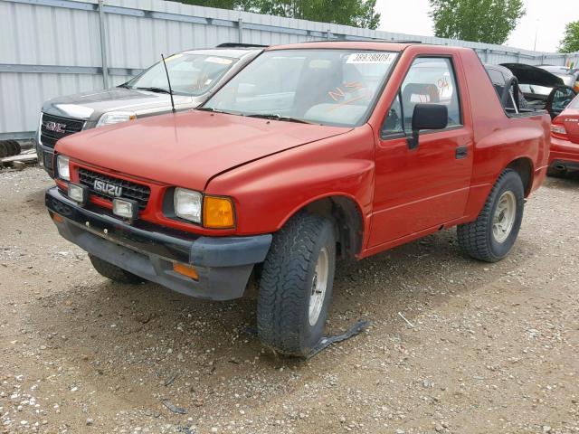 JACCY07E1N9805109 - 1992 ISUZU AMIGO RED photo 2