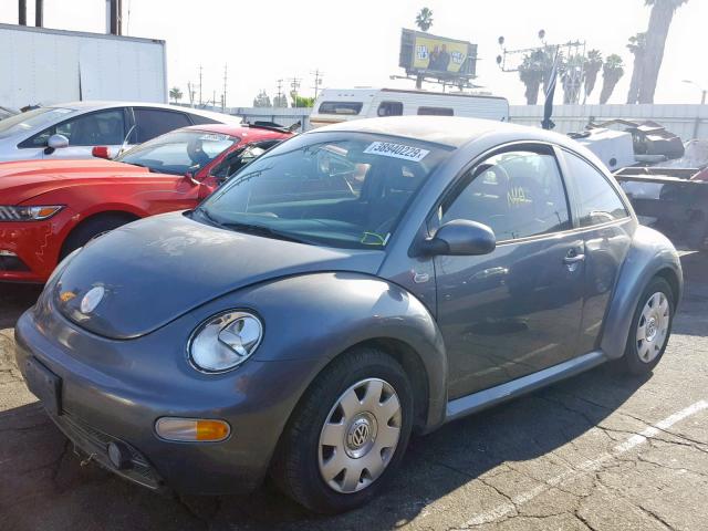 3VWCK21CX2M442096 - 2002 VOLKSWAGEN NEW BEETLE Boz foto 2