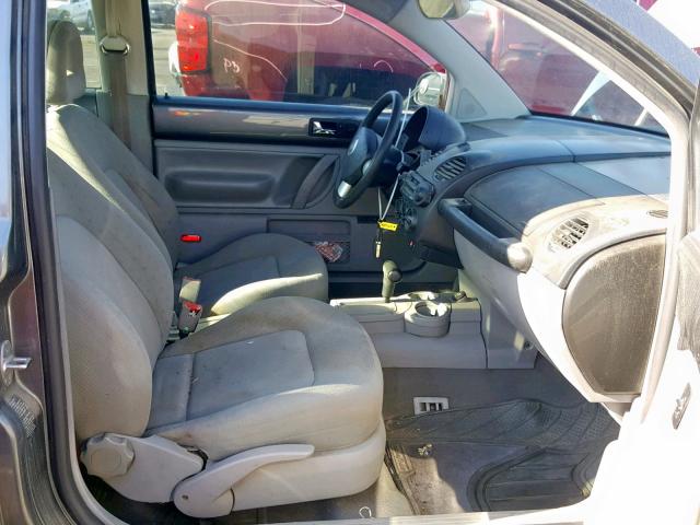 3VWCK21CX2M442096 - 2002 VOLKSWAGEN NEW BEETLE Boz foto 5