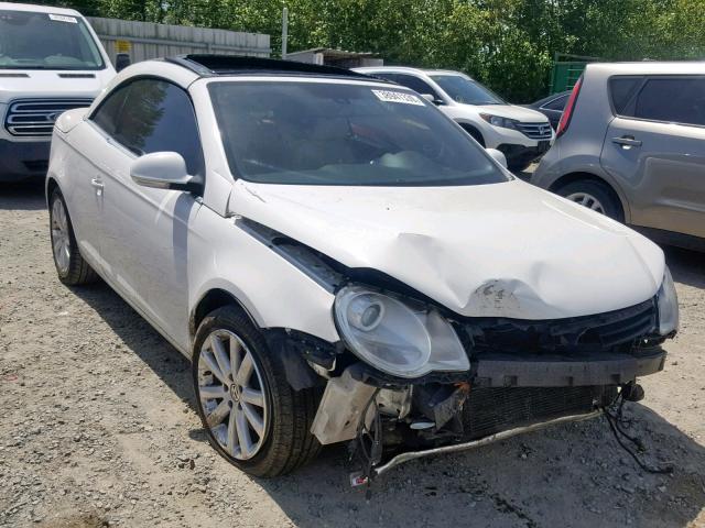 WVWFA71F07V006753 - 2007 VOLKSWAGEN EOS 2.0T L WHITE photo 1