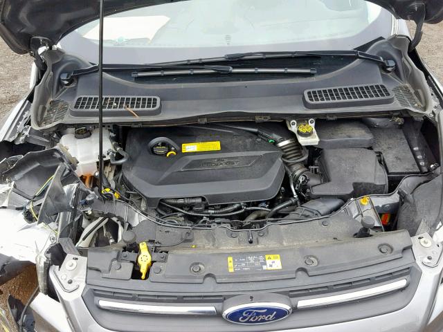 1FMCU9GX5EUA03707 - 2014 FORD ESCAPE SE GRAY photo 7