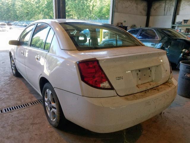 1G8AL54F24Z150341 - 2004 SATURN ION LEVEL WHITE photo 3