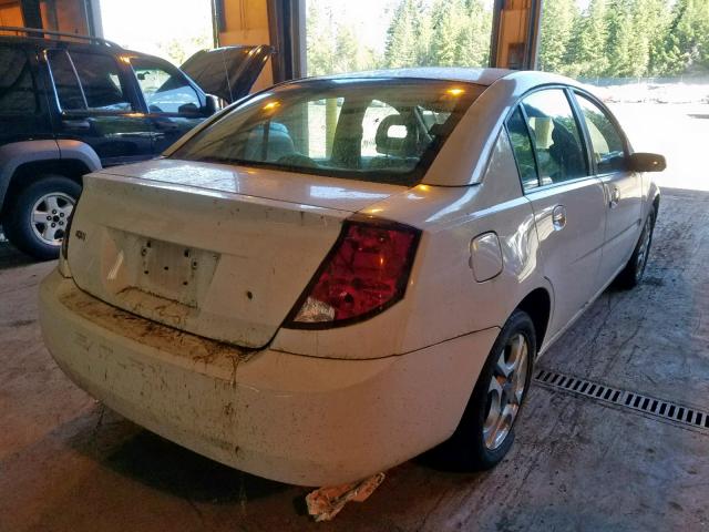 1G8AL54F24Z150341 - 2004 SATURN ION LEVEL WHITE photo 4