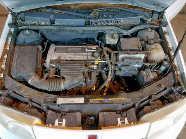 1G8AL54F24Z150341 - 2004 SATURN ION LEVEL WHITE photo 7