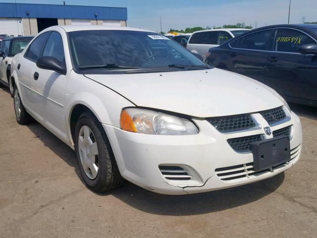 1B3EL36R64N251409 - 2004 DODGE STRATUS SE WHITE photo 1