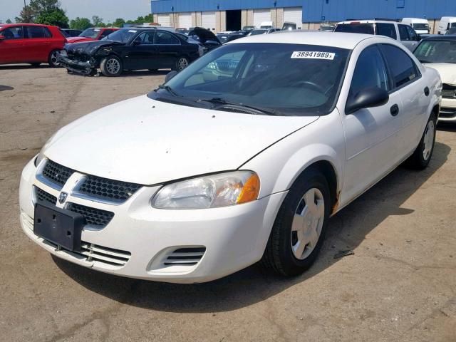 1B3EL36R64N251409 - 2004 DODGE STRATUS SE WHITE photo 2