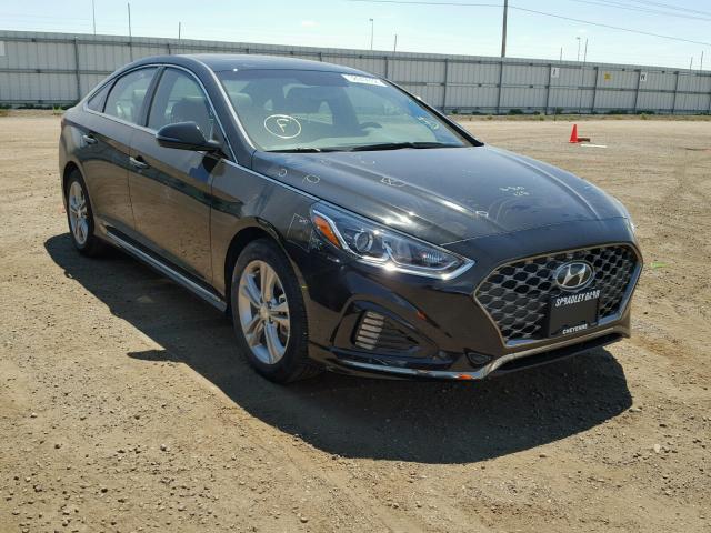 5NPE34AF3JH611619 - 2018 HYUNDAI SONATA SPO BLACK photo 1