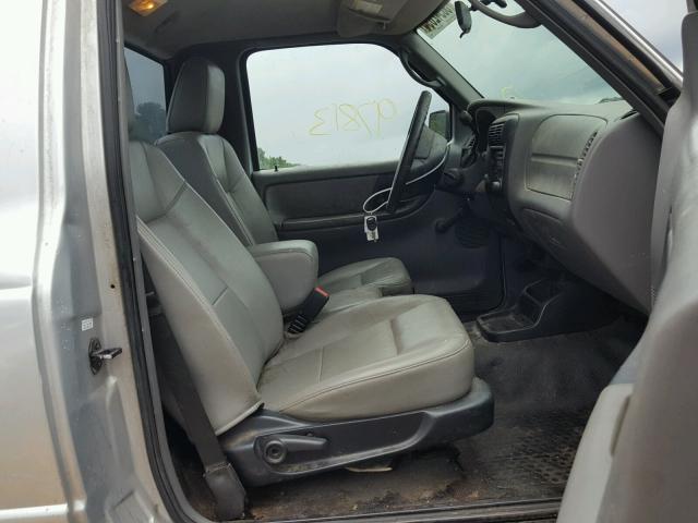 1FTKR1AD1APA65261 - 2010 FORD RANGER SILVER photo 5