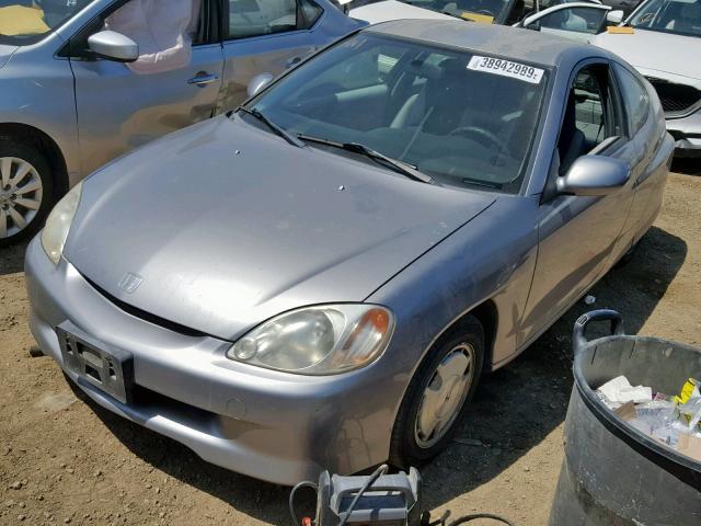 JHMZE13722T001402 - 2002 HONDA INSIGHT SILVER photo 2