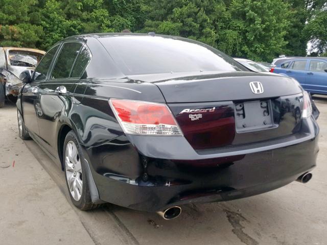 1HGCP36879A048420 - 2009 HONDA ACCORD EXL BLACK photo 3