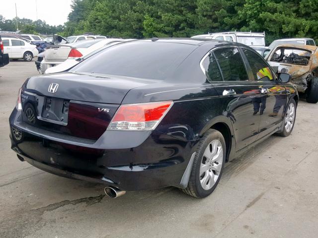 1HGCP36879A048420 - 2009 HONDA ACCORD EXL BLACK photo 4