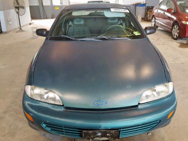 1G1JC1248W7259846 - 1998 CHEVROLET CAVALIER B GREEN photo 9