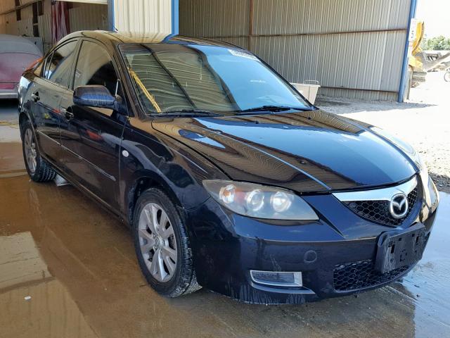 JM1BK12F081783336 - 2008 MAZDA 3 I BLACK photo 1