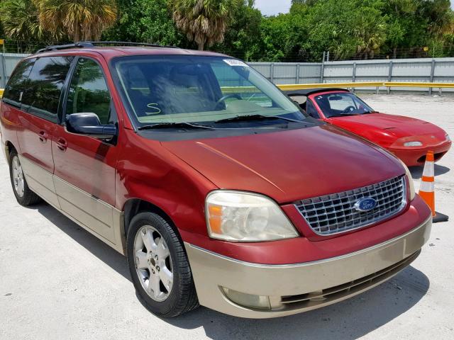 2FMDA58254BA79635 - 2004 FORD FREESTAR L RED photo 1