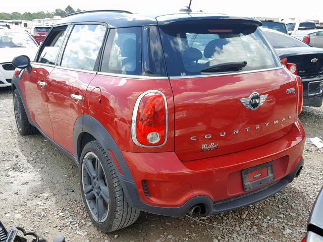 WMWZC3C54EWP29580 - 2014 MINI COOPER S C RED photo 3