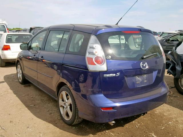 JM1CR293770159037 - 2007 MAZDA 5 BLUE photo 3