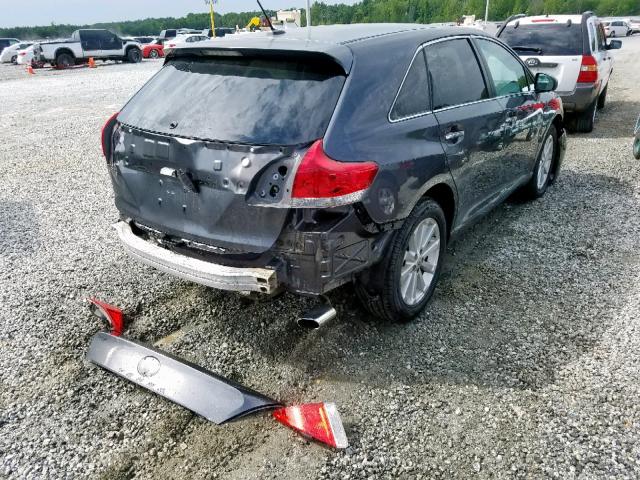 4T3ZE11A09U018738 - 2009 TOYOTA VENZA CHARCOAL photo 4