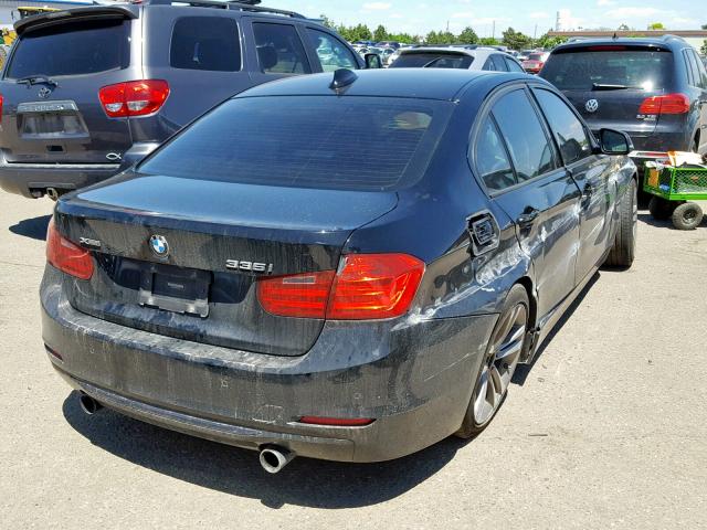 WBA3B9C58DF587664 - 2013 BMW 335 XI BLACK photo 4