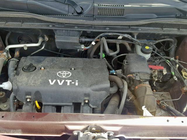 JTLKT334554009829 - 2005 TOYOTA SCION XB 勃艮第红 照片 7
