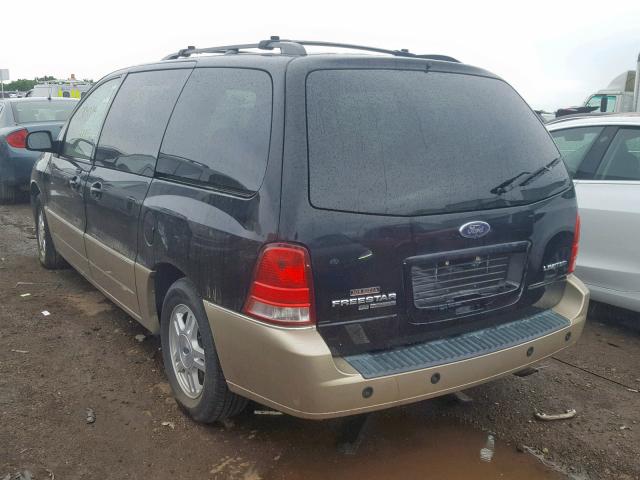 2FMDA58245BA35188 - 2005 FORD FREESTAR L BLACK photo 3