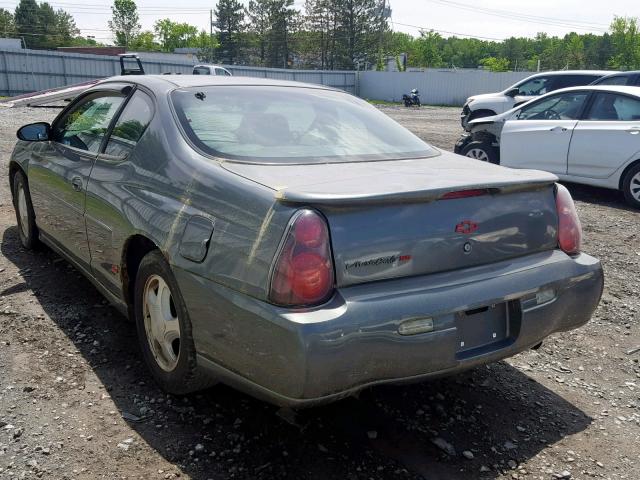 2G1WX12K149260082 - 2004 CHEVROLET MONTE CARL GRAY photo 3