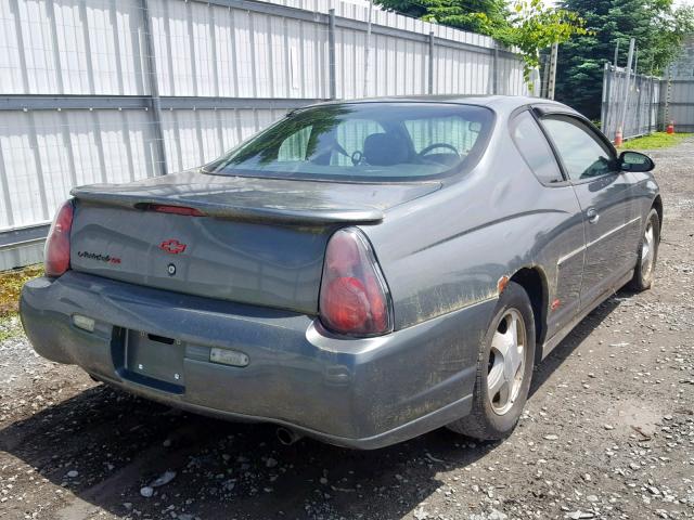 2G1WX12K149260082 - 2004 CHEVROLET MONTE CARL GRAY photo 4