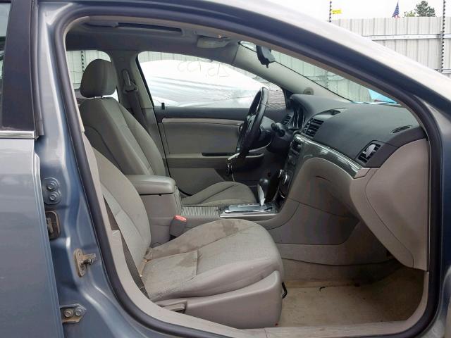 1G8ZS57B29F228074 - 2009 SATURN AURA XE BLUE photo 5