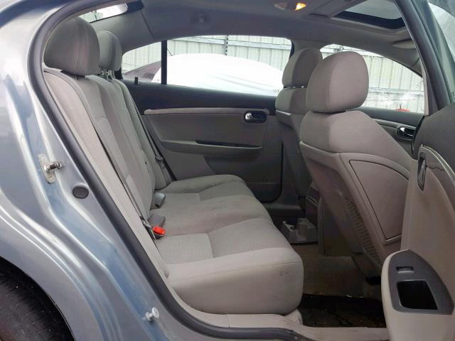 1G8ZS57B29F228074 - 2009 SATURN AURA XE BLUE photo 6