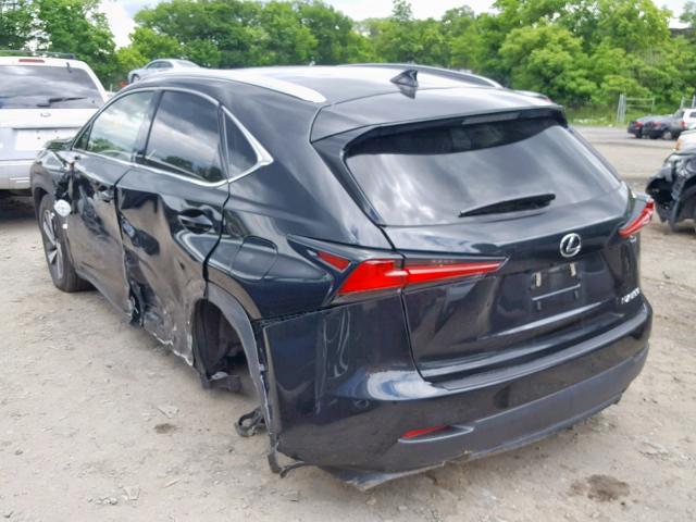 JTJBARBZ3J2160379 - 2018 LEXUS NX 300 BLACK photo 3