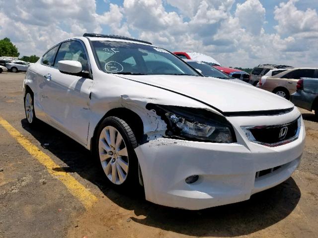 1HGCS228X9A010503 - 2009 HONDA ACCORD EXL WHITE photo 1