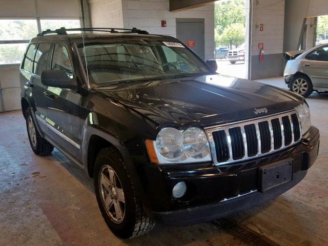 1J8HR58N97C594756 - 2007 JEEP GRAND CHER BLACK photo 1