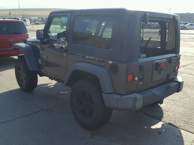 1J4AA2D14AL145424 - 2010 JEEP WRANGLER S GRAY photo 3