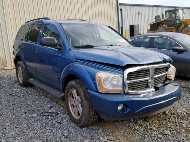 1D4HB48NX6F182335 - 2006 DODGE DURANGO SL BLUE photo 1