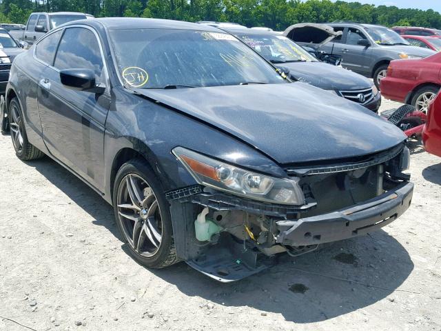 1HGCS21819A000766 - 2009 HONDA ACCORD EXL BLACK photo 1