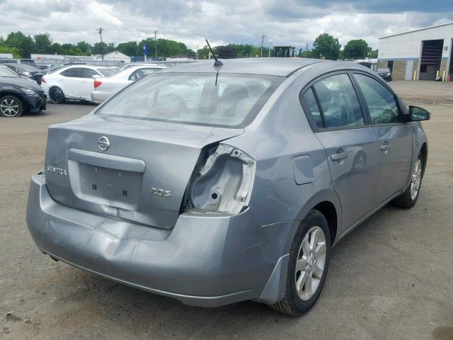 3N1AB61E77L608156 - 2007 NISSAN SENTRA 2.0 GRAY photo 4