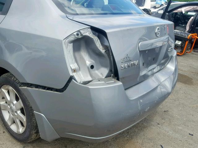 3N1AB61E77L608156 - 2007 NISSAN SENTRA 2.0 GRAY photo 9