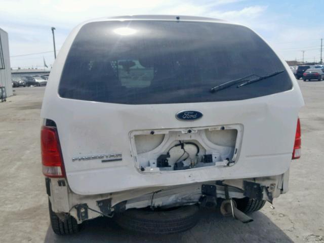 2FTZA54626BA08494 - 2006 FORD FREESTAR WHITE photo 9