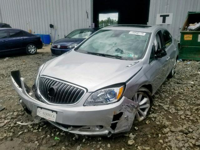 1G4PR5SK8F4214649 - 2015 BUICK VERANO CON SILVER photo 2