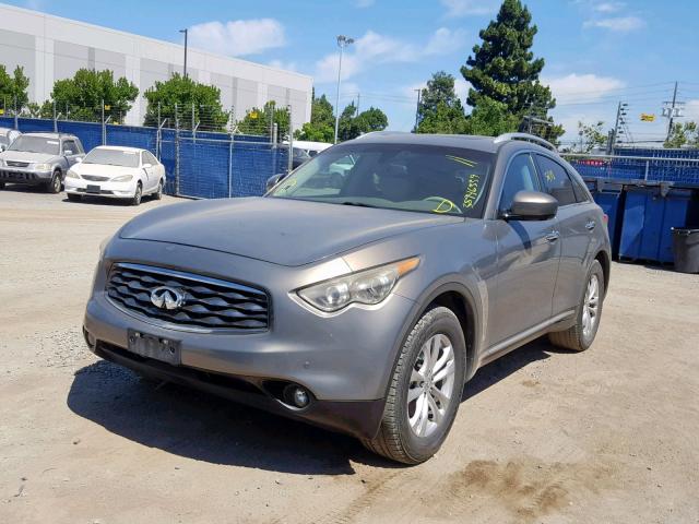 JNRAS18WX9M150314 - 2009 INFINITI FX35 GRAY photo 2