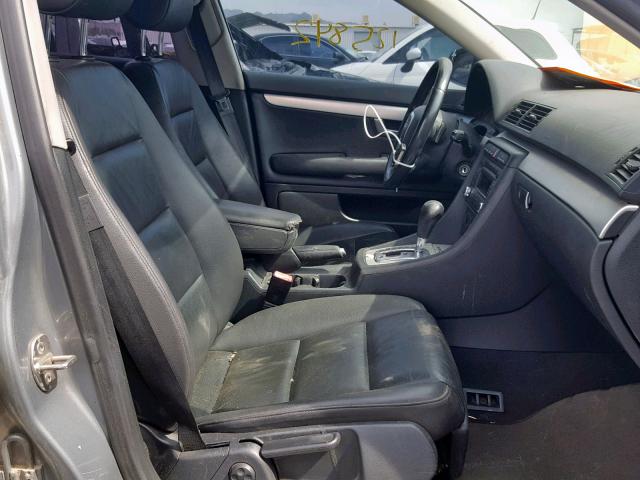 WAUAF78E68A138057 - 2008 AUDI A4 2.0T SILVER photo 5