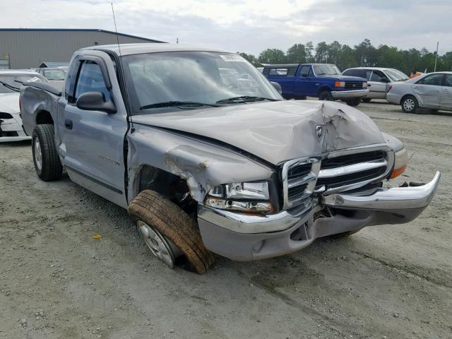 1B7GL22X1WS612829 - 1998 DODGE DAKOTA SILVER photo 1