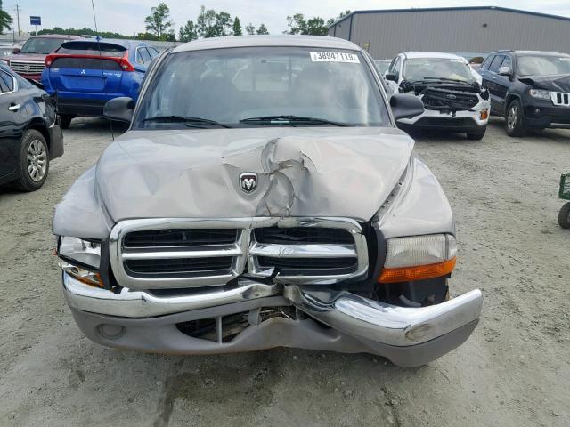 1B7GL22X1WS612829 - 1998 DODGE DAKOTA SILVER photo 7