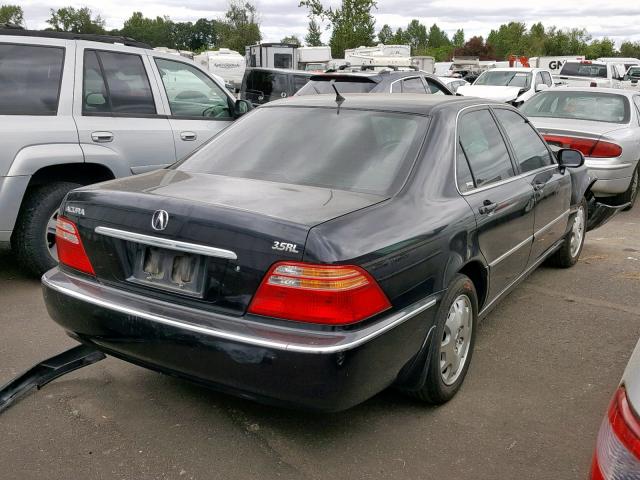 JH4KA96672C001894 - 2002 ACURA 3.5RL BLACK photo 4