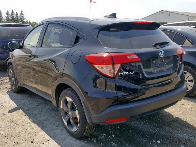 3CZRU6H75JM107716 - 2018 HONDA HR-V EXL BLACK photo 3