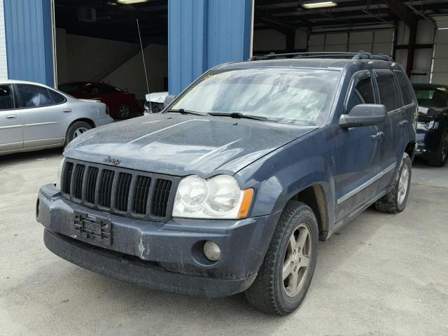 1J8HR58297C606927 - 2007 JEEP GRAND CHER BLUE photo 2