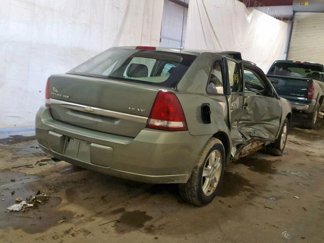 1G1ZT62845F265196 - 2005 CHEVROLET MALIBU MAX 绿色 照片 4