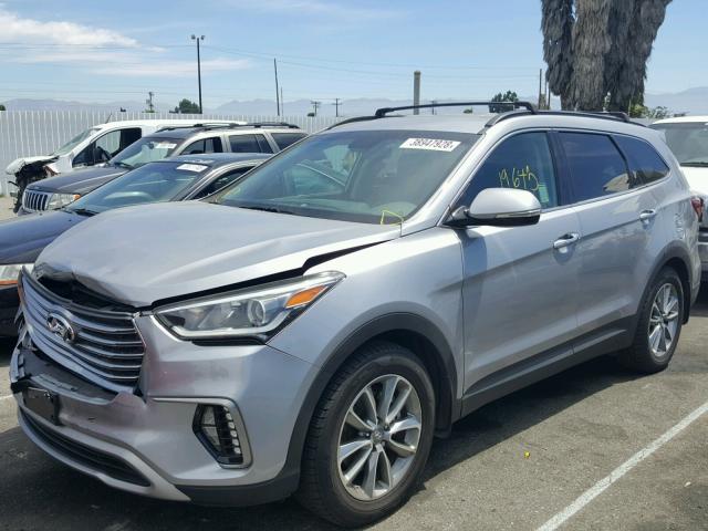 KM8SN4HFXHU250002 - 2017 HYUNDAI SANTA FE S SILVER photo 2